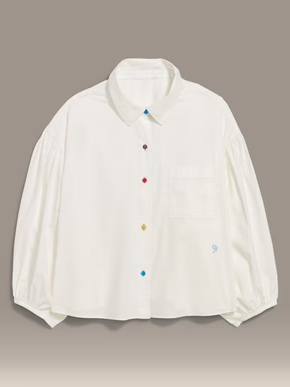 New! Old Navy x Christopher John Rogers Button-Down Poplin Shirt